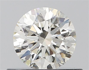 Picture of Natural Diamond 0.43 Carats, Round with Excellent Cut, J Color, VVS1 Clarity and Certified by GIA