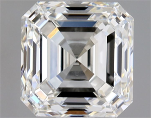 Picture of Natural Diamond 1.30 Carats, Asscher with  Cut, I Color, VVS2 Clarity and Certified by GIA