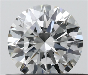 Picture of Natural Diamond 0.40 Carats, Round with Excellent Cut, H Color, VVS1 Clarity and Certified by IGI
