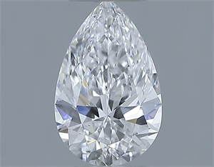 Foto Diamante Natural 0.50 quilates, De pera , Color D, claridad VS2 y certificado GIA de