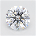 Lab Grown Diamond 6.10 Carats, Round with Ideal Cut, F Color, VVS1 Clarity and Certified by IGI