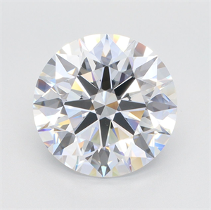 Picture of Lab Grown Diamond 6.10 Carats, Round with Ideal Cut, F Color, VVS1 Clarity and Certified by IGI