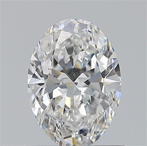 Picture of Natural Diamond 0.80 Carats, Oval with  Cut, E Color, SI1 Clarity and Certified by GIA