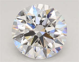 Picture of Lab Grown Diamond 3.45 Carats, Round with Ideal Cut, E Color, VS1 Clarity and Certified by IGI