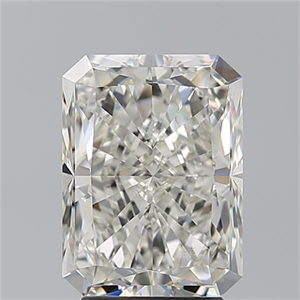 Picture of Natural Diamond 3.53 Carats, Radiant with  Cut, I Color, VS2 Clarity and Certified by GIA