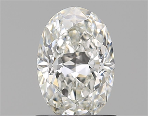 Foto Diamante Natural 1.00 quilates, Ovalado , Color H, claridad SI1 y certificado GIA de