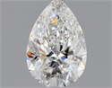 Natural Diamond 0.50 Carats, Pear with  Cut, G Color, VVS1 Clarity and Certified by GIA