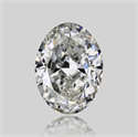 Natural Diamond 1.01 Carats, Oval with  Cut, I Color, SI2 Clarity and Certified by GIA