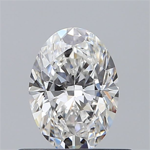Picture of Natural Diamond 0.50 Carats, Oval with  Cut, E Color, VS2 Clarity and Certified by GIA