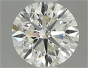 Diamante Natural 0.90 quilates, Redondo , Color J, claridad VVS2 y certificado IGI