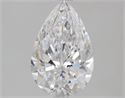 Diamante Natural 2.09 quilates, De pera , Color D, claridad FL y certificado GIA