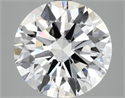 Lab Grown Diamond 5.03 Carats, Round with Ideal Cut, E Color, VVS2 Clarity and Certified by IGI