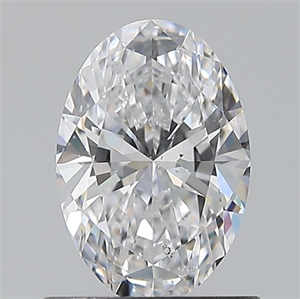 Picture of Natural Diamond 0.80 Carats, Oval with  Cut, D Color, SI1 Clarity and Certified by GIA