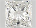 Natural Diamond 1.01 Carats, Princess with  Cut, I Color, VVS1 Clarity and Certified by GIA