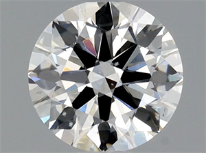 Foto Diamante Natural 0.60 quilates, Redondo , Color I, claridad SI1 y certificado GIA de