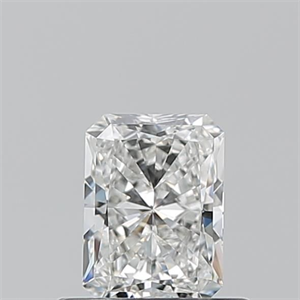 Picture of Natural Diamond 0.51 Carats, Radiant with  Cut, G Color, VVS1 Clarity and Certified by GIA