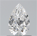 Natural Diamond 0.70 Carats, Pear with  Cut, E Color, VS1 Clarity and Certified by GIA