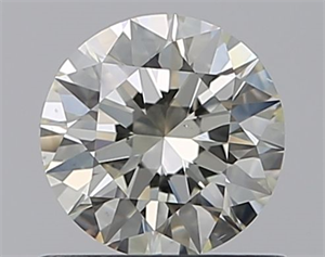 Picture of Natural Diamond 0.71 Carats, Round with Excellent Cut, L Color, VS2 Clarity and Certified by GIA