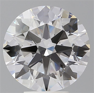 Picture of Lab Grown Diamond 5.52 Carats, Round with Ideal Cut, E Color, VVS2 Clarity and Certified by IGI