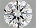 Lab Grown Diamond 1.01 Carats, Round with Ideal Cut, E Color, VS1 Clarity and Certified by IGI