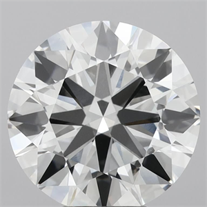 Picture of Lab Grown Diamond 5.55 Carats, Round with Ideal Cut, F Color, VVS2 Clarity and Certified by IGI
