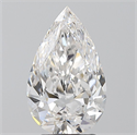 Diamante Natural 2.50 quilates, De pera , Color F, claridad VVS2 y certificado GIA