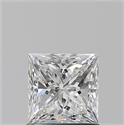 Natural Diamond 1.02 Carats, Princess with  Cut, F Color, VVS2 Clarity and Certified by GIA