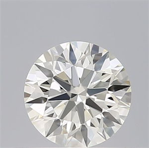 Picture of Natural Diamond 0.40 Carats, Round with Excellent Cut, I Color, VVS1 Clarity and Certified by IGI