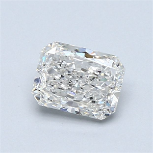 Picture of Natural Diamond 0.71 Carats, Radiant with  Cut, H Color, SI2 Clarity and Certified by GIA