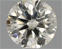Natural Diamond 0.70 Carats, Round with Very Good Cut, K Color, I1 Clarity and Certified by IGI