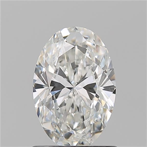 Picture of Natural Diamond 1.01 Carats, Oval with  Cut, G Color, VS2 Clarity and Certified by GIA