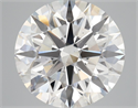 Lab Grown Diamond 7.12 Carats, Round with Ideal Cut, H Color, VS2 Clarity and Certified by IGI