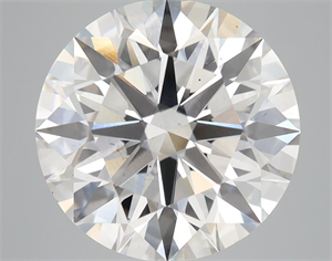 Picture of Lab Grown Diamond 7.12 Carats, Round with Ideal Cut, H Color, VS2 Clarity and Certified by IGI