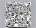 Diamante Natural 2.51 quilates, Princesa , Color E, claridad SI1 y certificado GIA