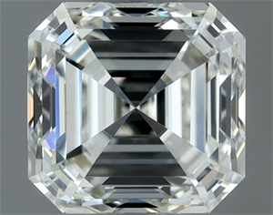 Foto Diamante Natural 0.81 quilates, Asscher , Color I, claridad VVS2 y certificado IGI de