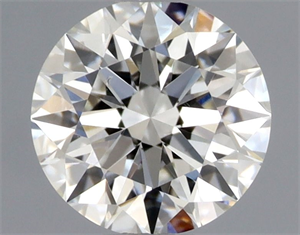 Picture of Natural Diamond 0.50 Carats, Round with Excellent Cut, H Color, SI1 Clarity and Certified by GIA