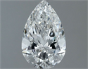 Natural Diamond 0.60 Carats, Pear with  Cut, F Color, SI1 Clarity and Certified by GIA