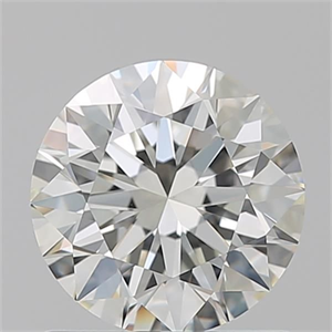 Picture of Natural Diamond 1.03 Carats, Round with Excellent Cut, J Color, VVS2 Clarity and Certified by GIA