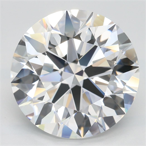 Picture of Lab Grown Diamond 5.02 Carats, Round with Excellent Cut, D Color, VVS2 Clarity and Certified by GIA