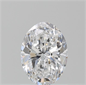 Natural Diamond 1.01 Carats, Oval with  Cut, D Color, VS1 Clarity and Certified by GIA