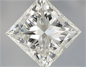 Natural Diamond 0.51 Carats, Princess with  Cut, H Color, VVS2 Clarity and Certified by IGI