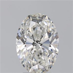 Picture of Natural Diamond 2.52 Carats, Oval with  Cut, G Color, VS1 Clarity and Certified by GIA
