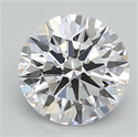 Lab Grown Diamond 1.07 Carats, Round with Ideal Cut, D Color, VVS1 Clarity and Certified by IGI