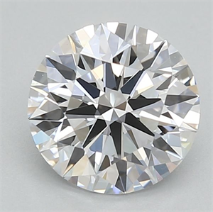 Picture of Lab Grown Diamond 1.07 Carats, Round with Ideal Cut, D Color, VVS1 Clarity and Certified by IGI