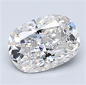 Diamante Natural 8.52 quilates, Del cojín , Color H, claridad VVS1 y certificado GIA