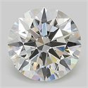 Del inventario de diamantes de laboratorio, 2.08 quilates, Redondo , Color D, claridad VVS2 y certificado IGI