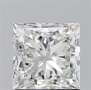 Picture of Natural Diamond 1.50 Carats, Princess with  Cut, I Color, VVS2 Clarity and Certified by GIA