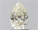 Natural Diamond 1.00 Carats, Pear with  Cut, J Color, VS2 Clarity and Certified by IGI