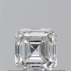 Foto Diamante Natural 0.50 quilates, Asscher , Color G, claridad VVS1 y certificado GIA de