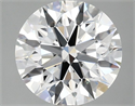 Lab Grown Diamond 2.08 Carats, Round with Excellent Cut, E Color, VVS2 Clarity and Certified by IGI